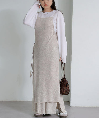 絨面褶皺交叉吊帶背心《海賊王》