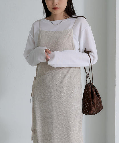 絨面褶皺交叉吊帶背心《海賊王》