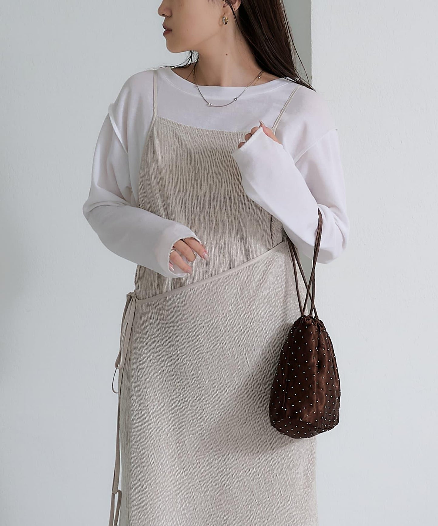 絨面褶皺交叉吊帶背心《海賊王》