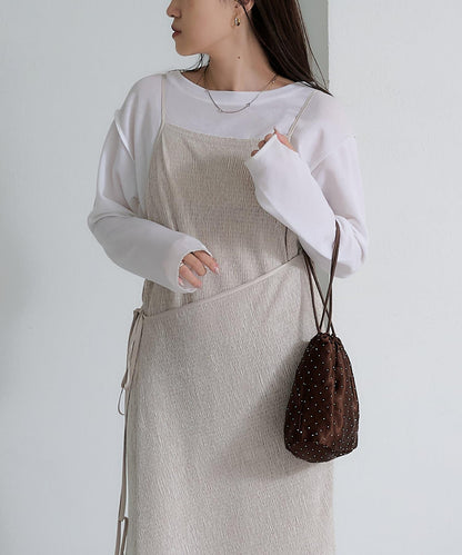 絨面褶皺交叉吊帶背心《海賊王》