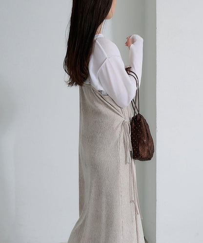 絨面褶皺交叉吊帶背心《海賊王》