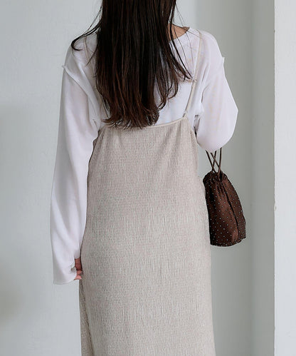 絨面褶皺交叉吊帶背心《海賊王》