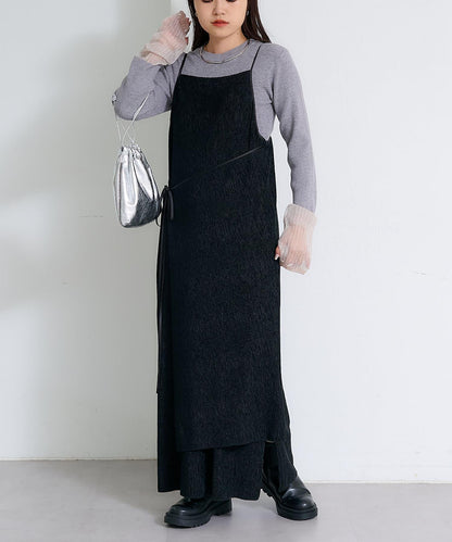 絨面褶皺交叉吊帶背心《海賊王》