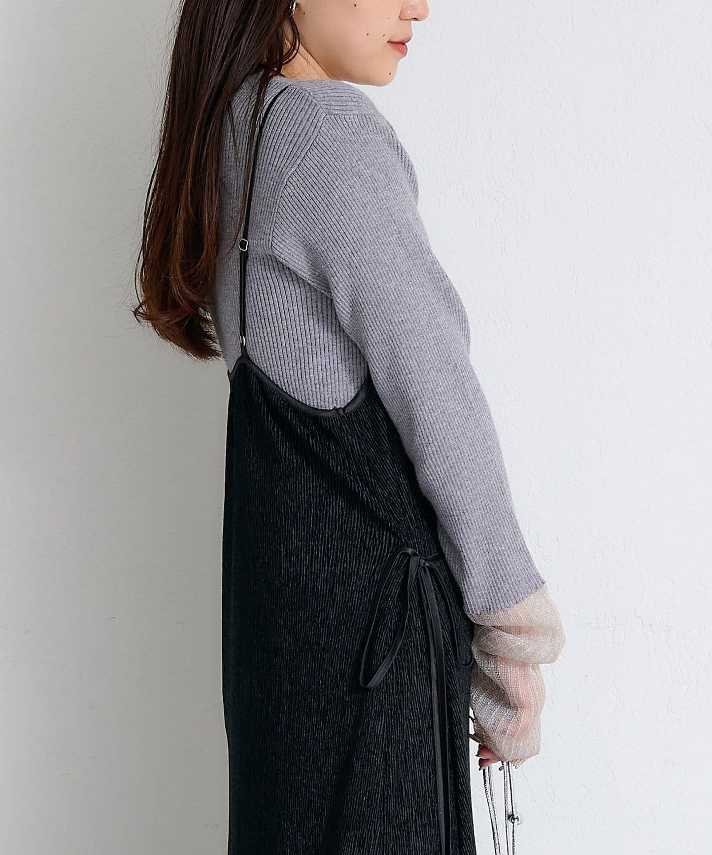 絨面褶皺交叉吊帶背心《海賊王》