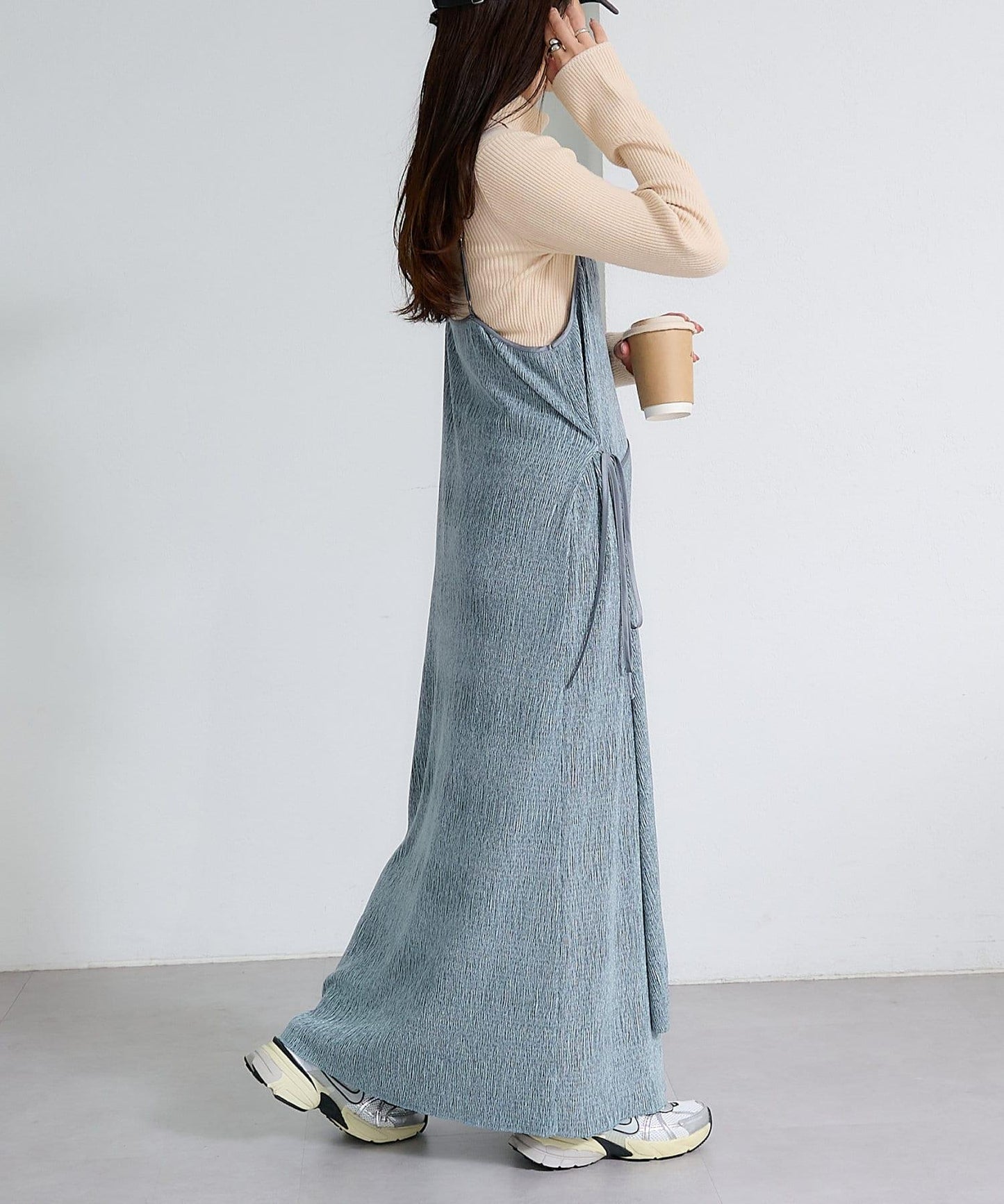 絨面褶皺交叉吊帶背心《海賊王》