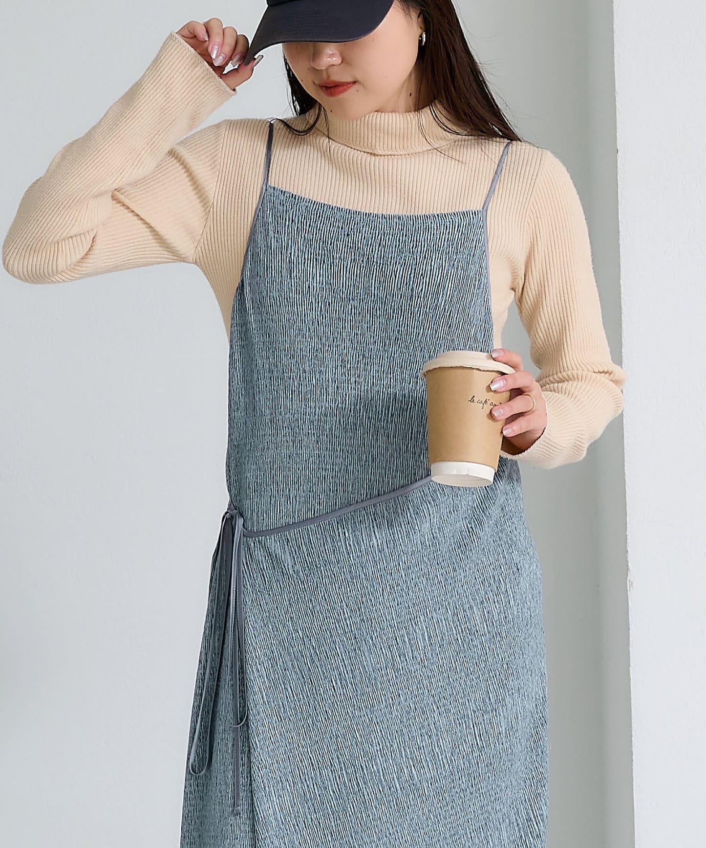 絨面褶皺交叉吊帶背心《海賊王》