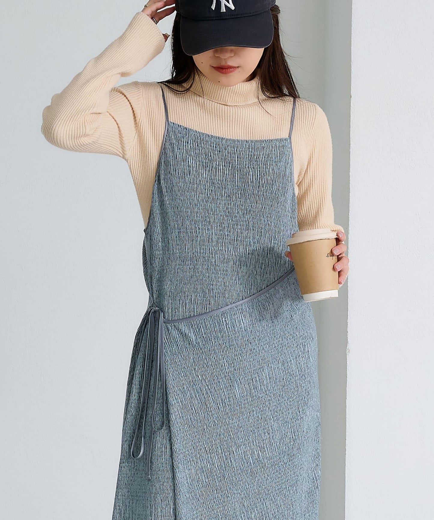 絨面褶皺交叉吊帶背心《海賊王》