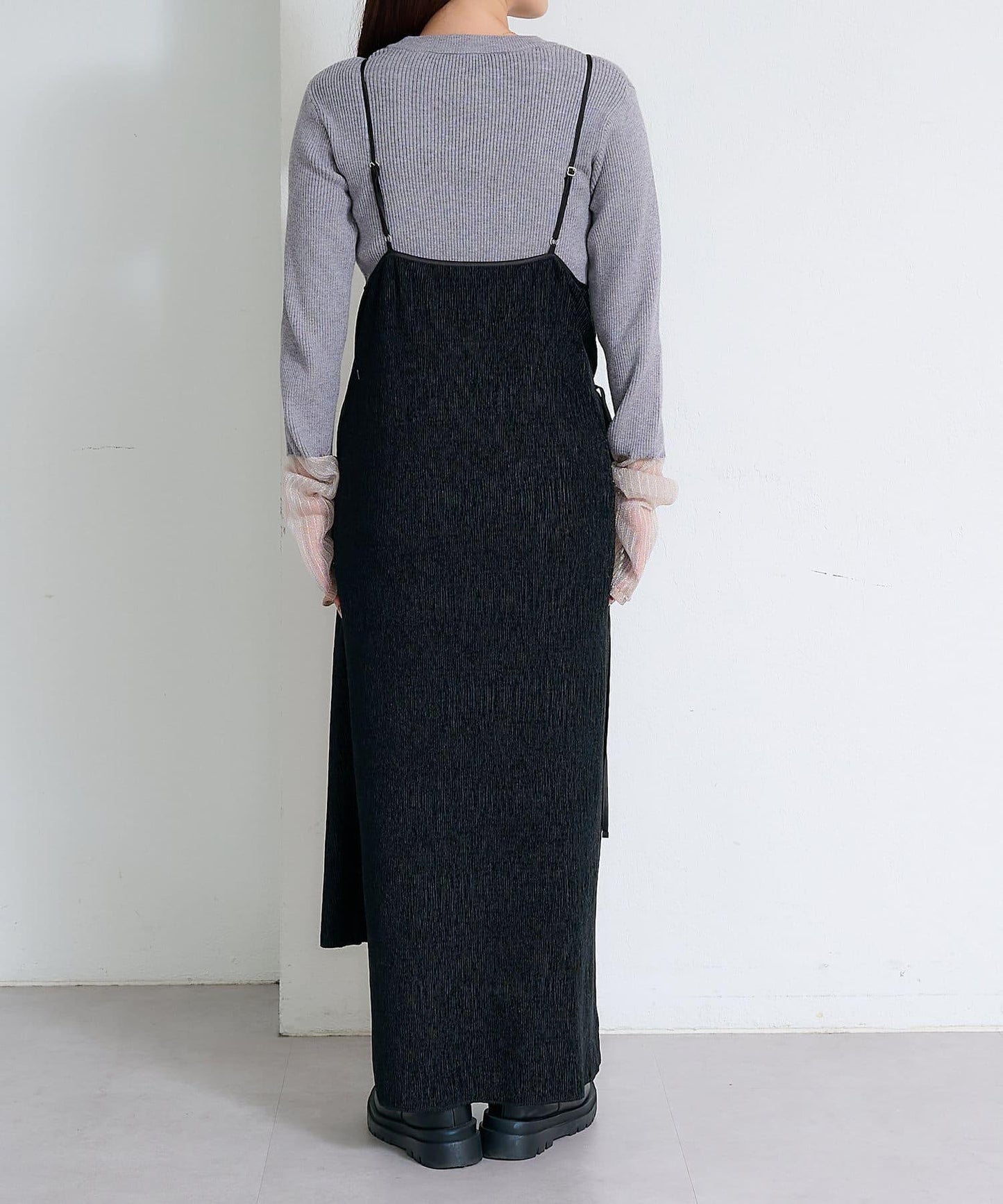 絨面褶皺交叉吊帶背心《海賊王》