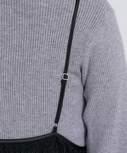 絨面褶皺交叉吊帶背心《海賊王》