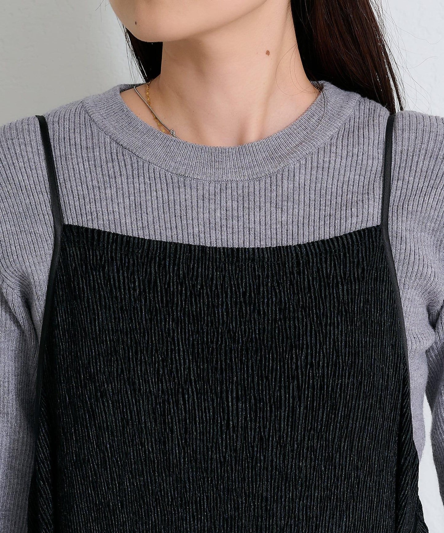 絨面褶皺交叉吊帶背心《海賊王》