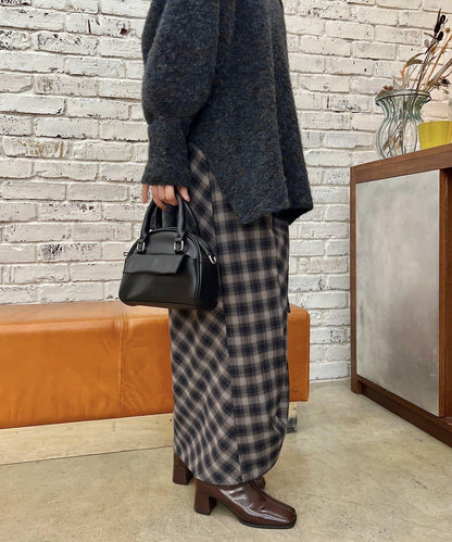 方頭中筒靴