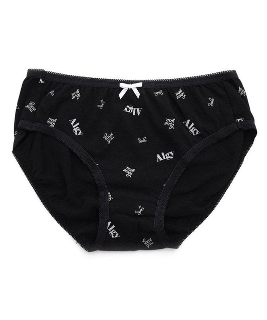 蝴蝶結圖案logo短褲