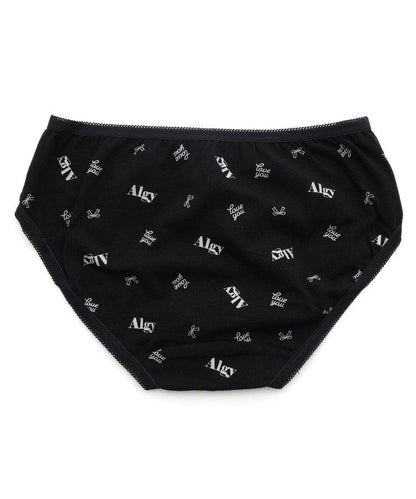 蝴蝶結圖案logo短褲