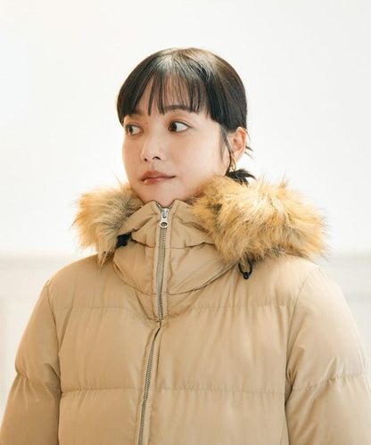 暖和的長款羽絨夾克