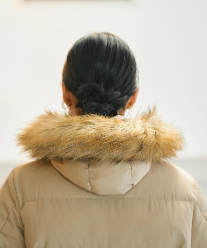 暖和的長款羽絨夾克