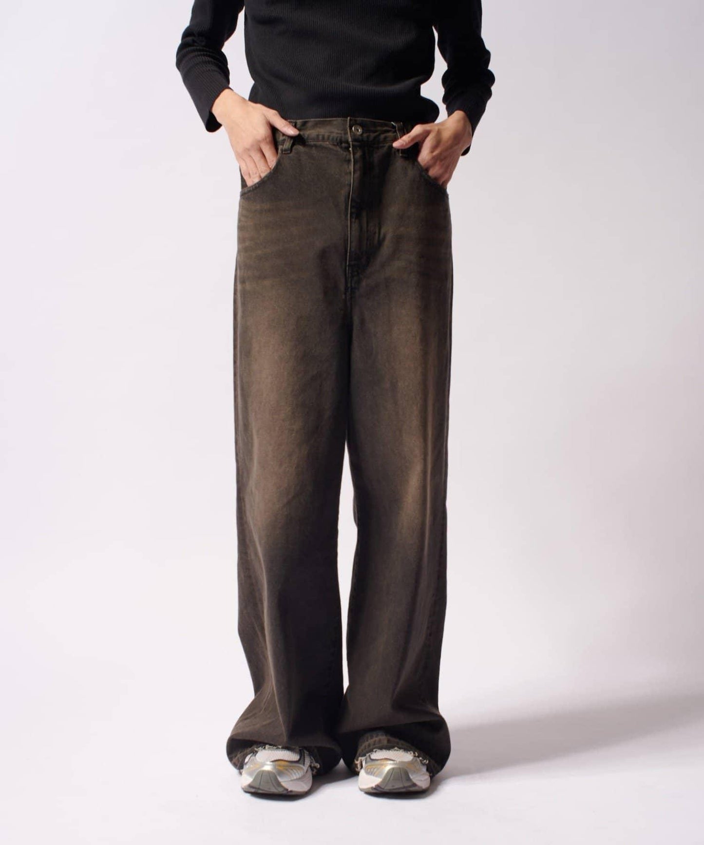 大象寬鬆牛仔褲