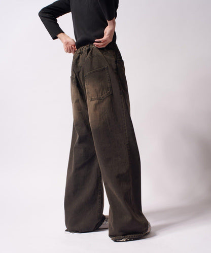 大象寬鬆牛仔褲