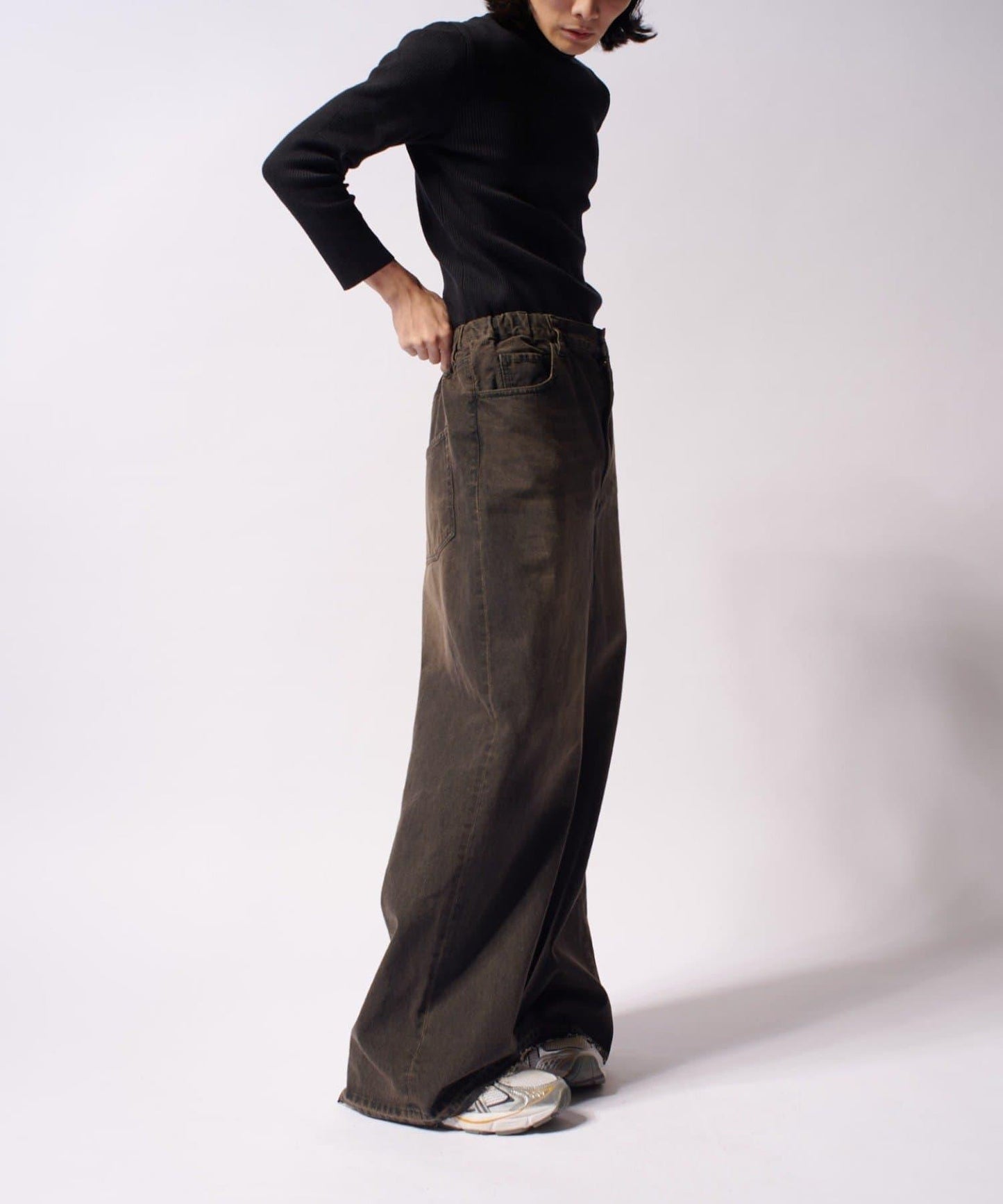 大象寬鬆牛仔褲