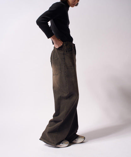 大象寬鬆牛仔褲