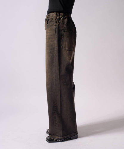 大象寬鬆牛仔褲