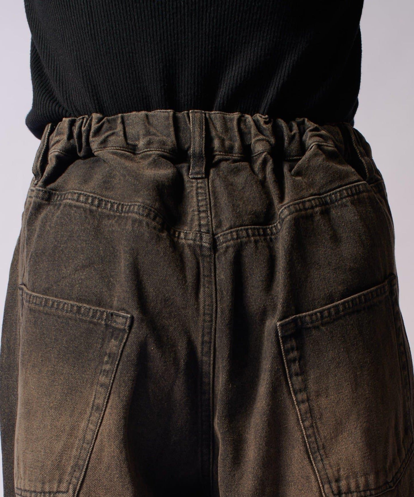 大象寬鬆牛仔褲