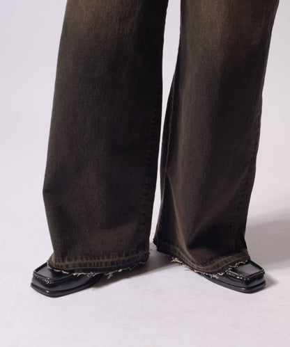 大象寬鬆牛仔褲