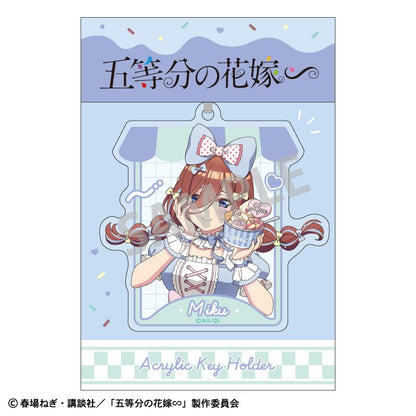 《五等分的新娘》∽_亞克力鑰匙扣 中野三玖／冰淇淋店