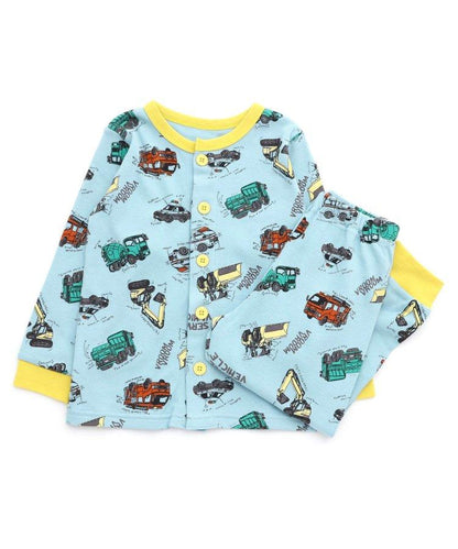 工作車總花紋睡衣