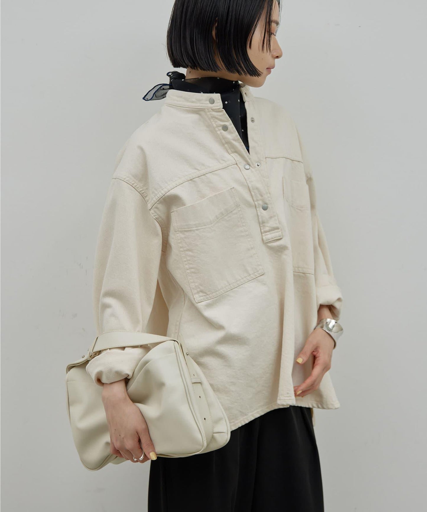 牛仔領帶襯衫