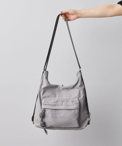 《輕量/500毫升寵物瓶也能放入！/通勤也推薦》2WAY雙肩包&單肩包