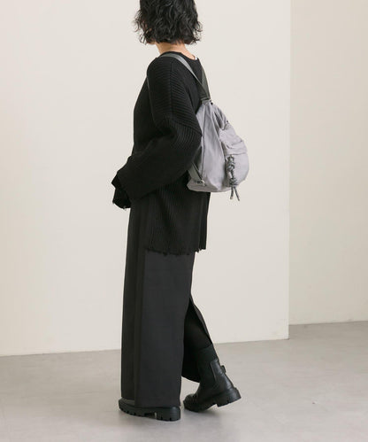 《輕量/500毫升寵物瓶也能放入！/通勤也推薦》2WAY雙肩包&單肩包