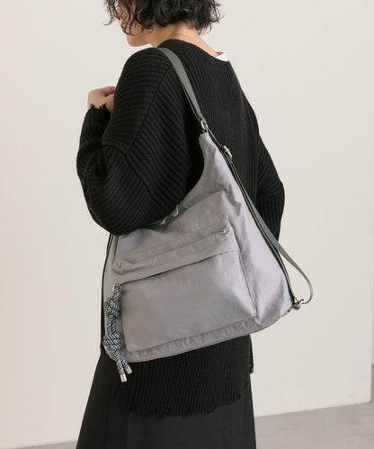 《輕量/500毫升寵物瓶也能放入！/通勤也推薦》2WAY雙肩包&單肩包