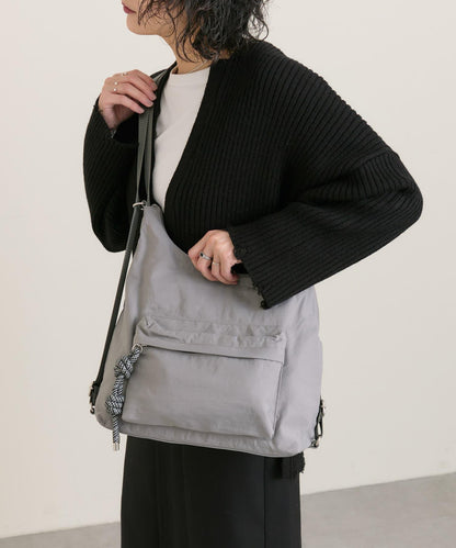 《輕量/500毫升寵物瓶也能放入！/通勤也推薦》2WAY雙肩包&單肩包