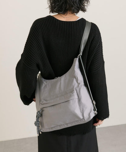 《輕量/500毫升寵物瓶也能放入！/通勤也推薦》2WAY雙肩包&單肩包