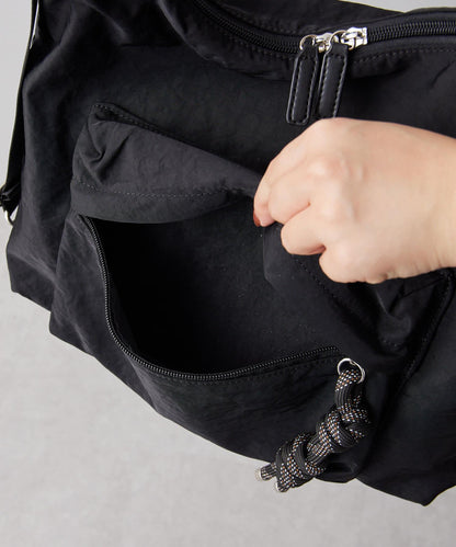 《輕量/500毫升寵物瓶也能放入！/通勤也推薦》2WAY雙肩包&單肩包