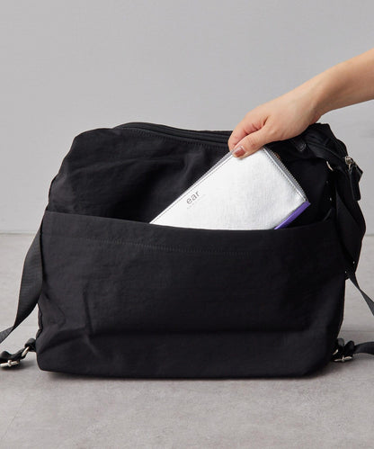 《輕量/500毫升寵物瓶也能放入！/通勤也推薦》2WAY雙肩包&單肩包