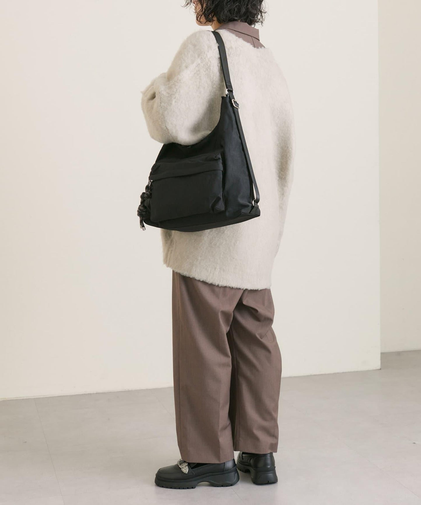 《輕量/500毫升寵物瓶也能放入！/通勤也推薦》2WAY雙肩包&單肩包