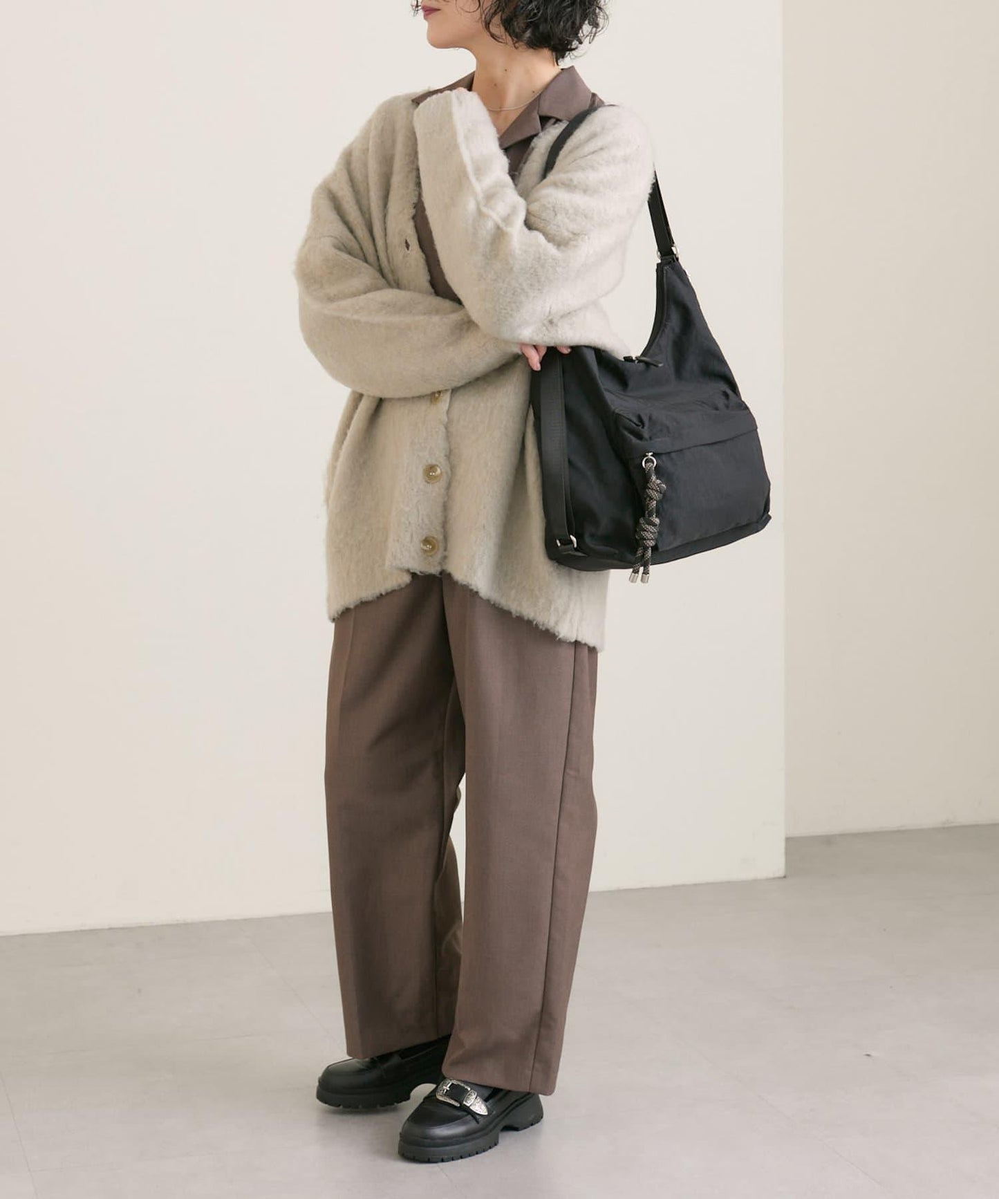 《輕量/500毫升寵物瓶也能放入！/通勤也推薦》2WAY雙肩包&單肩包