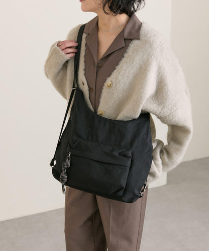 《輕量/500毫升寵物瓶也能放入！/通勤也推薦》2WAY雙肩包&單肩包