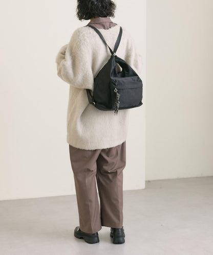 《輕量/500毫升寵物瓶也能放入！/通勤也推薦》2WAY雙肩包&單肩包