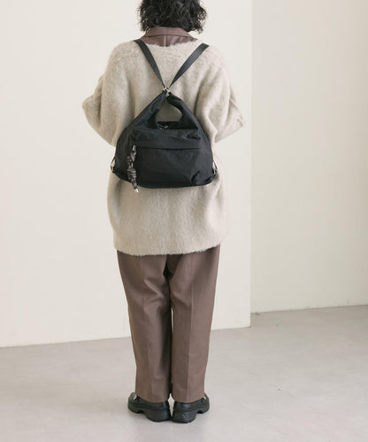 《輕量/500毫升寵物瓶也能放入！/通勤也推薦》2WAY雙肩包&單肩包