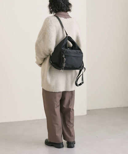 《輕量/500毫升寵物瓶也能放入！/通勤也推薦》2WAY雙肩包&單肩包