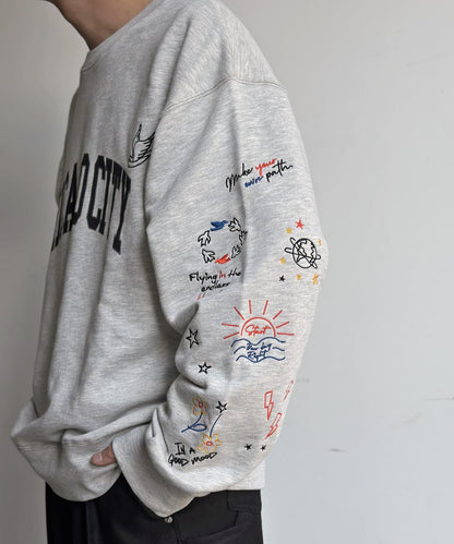 塗鴉刺繡學院Logo衛衣