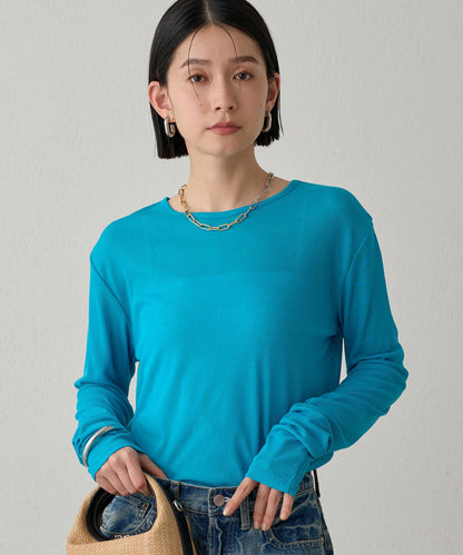 透明鏤空圖案T-shirt