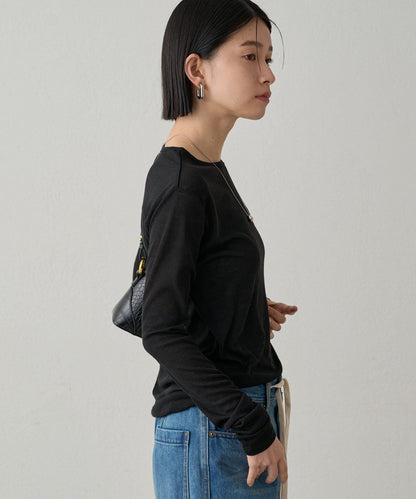 透明鏤空圖案T-shirt
