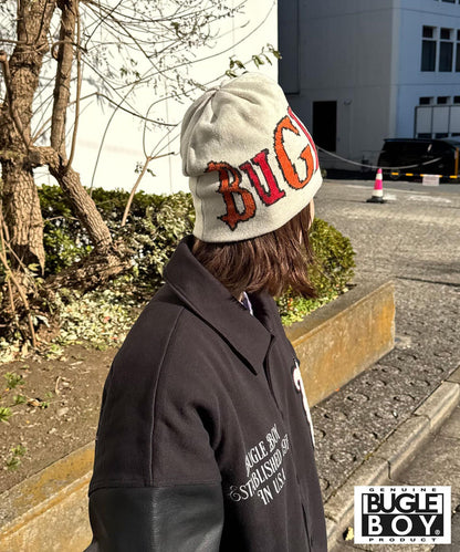 【BUGLE BOY/比格爾男孩】標誌針織小毛帽