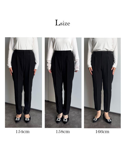 【媽媽監修！禮服系列】修身錐形褲
