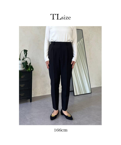 【媽媽監修！禮服系列】修身錐形褲