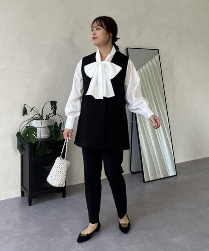 【媽媽監修！禮服系列】修身錐形褲