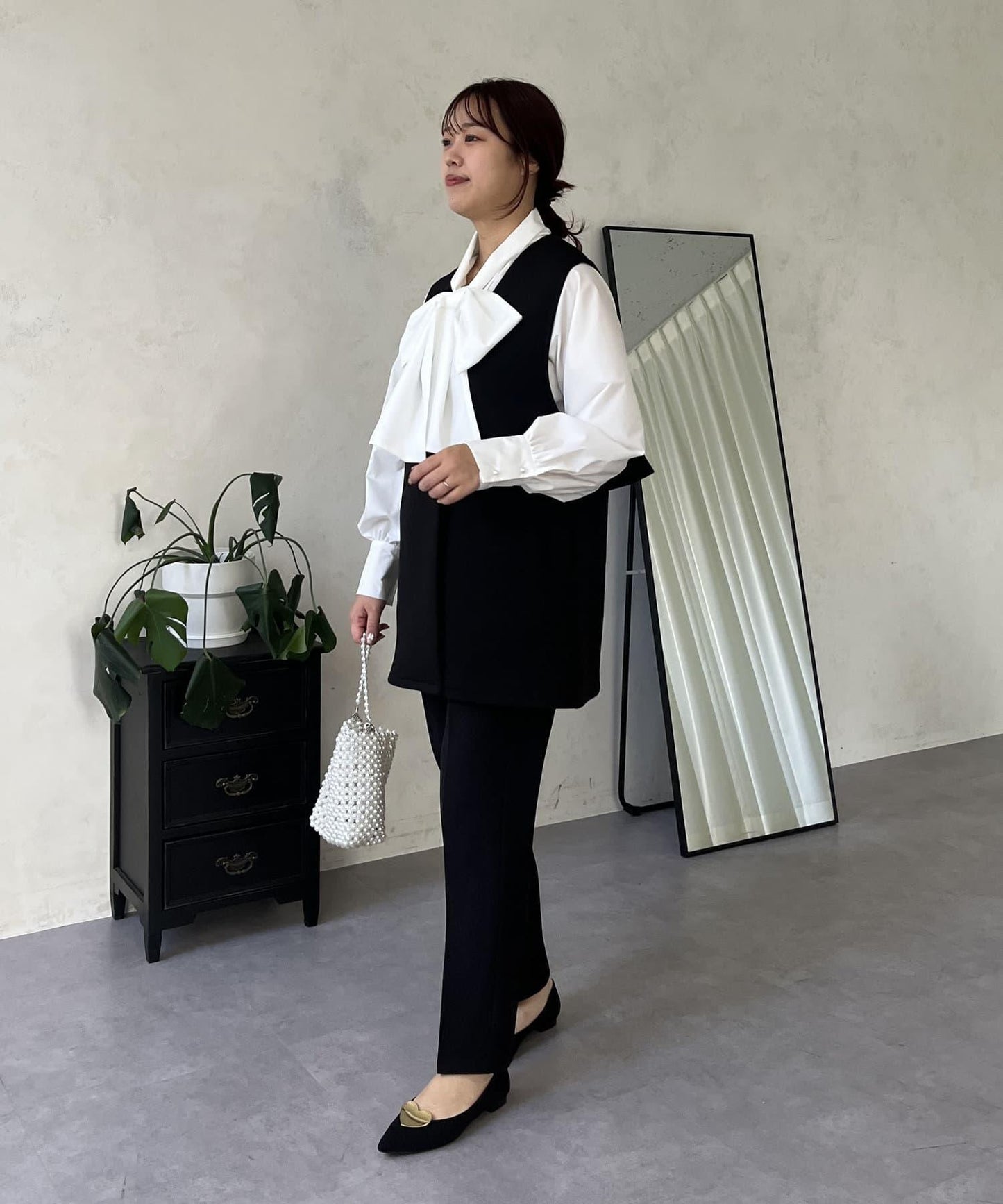 【媽媽監修！禮服系列】修身錐形褲